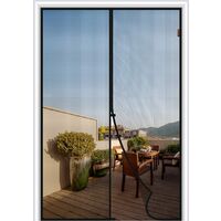 Magnetic Screen Door - Self Sealing, Heavy Duty, Hands Free Mesh Partition Keeps Bugs Out - Pet & Kid Friendly - Magnetic Mosquito Screen Window Screen Door Screen for Home Summer - 100*210cm