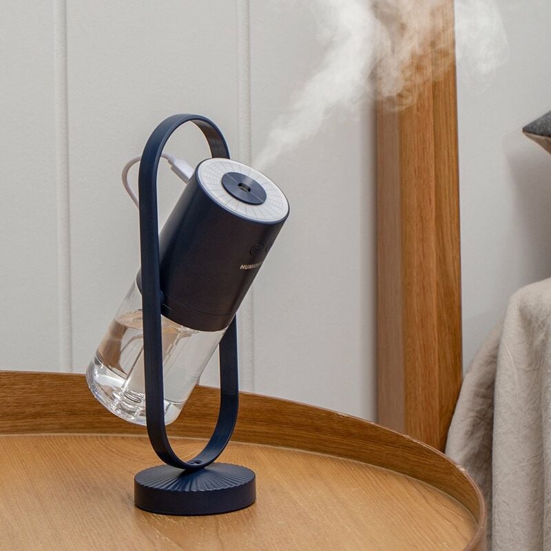 Humidificador de niebla fría: mini luces interiores portátiles ultrasilenciosas para bebés, habitación, oficina, LED para automóvil, bebés USB, bebés, cama, modo, ambiente nocturno automático en el hogar