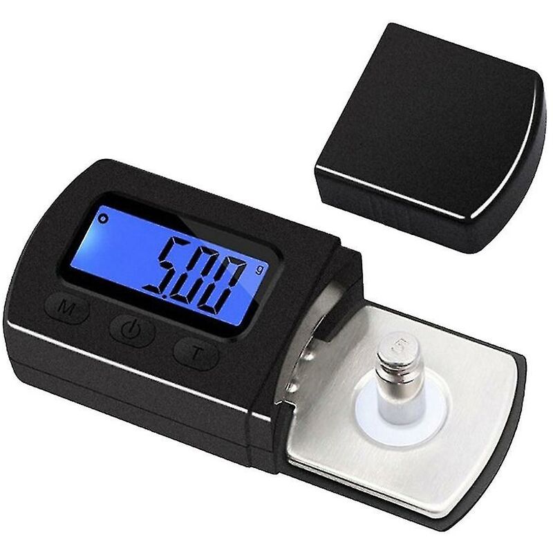 Portátil 5g / 0.01g Tocadiscos digital Stylus Tracking Force Gauge Escala de joyería