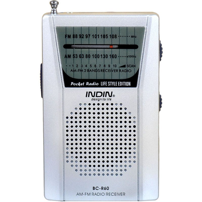 Radio portátil receptor de bandas FM/Am, radio transistor Superpow con excelente recepción y altavoz grande, mini radio portátil con indicador, radio a batería (AAA) para personas mayores.