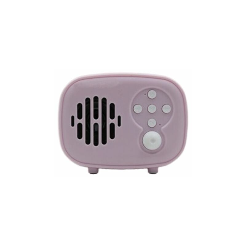 Radio de baño y altavoz bluetooth altavoz creativo inalámbrico bluetooth altavoz pequeño rosa