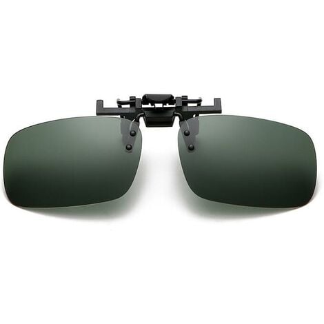 añadir seco milicia 2 pares de anteojos de sol con clip, lentes polarizados que se ajustan a  anteojos de