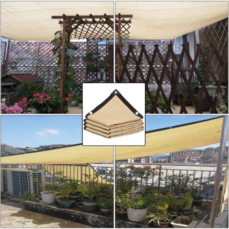 Rechteckiges Sonnensegel 6x8 M – Wasserdichter Sonnen- Und Regenschutz Für Garten & Terrasse
