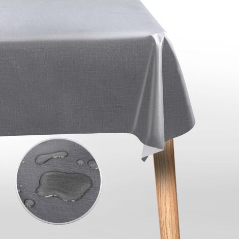 Elastische Kanten Rechteckige Tischdecke Mit Gummizug – Wasserdicht, Abwischbar, Abstraktes Gelb/Grau-Muster