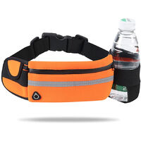 Orange Bauchtaschen zum Joggen Sport Trinkflaschenhalter Neopren Wasserabweisend 