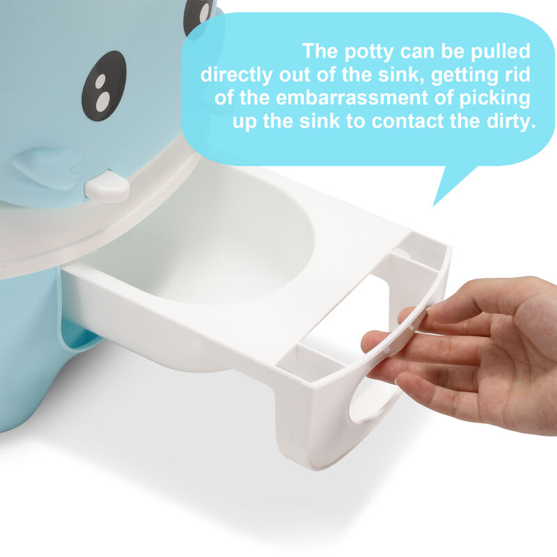 Pot bébé, Pot d'entraînement séparé pour Tout-Petits Toilettes pour Enfants  Double Conception antidérapante et Protection Bleu