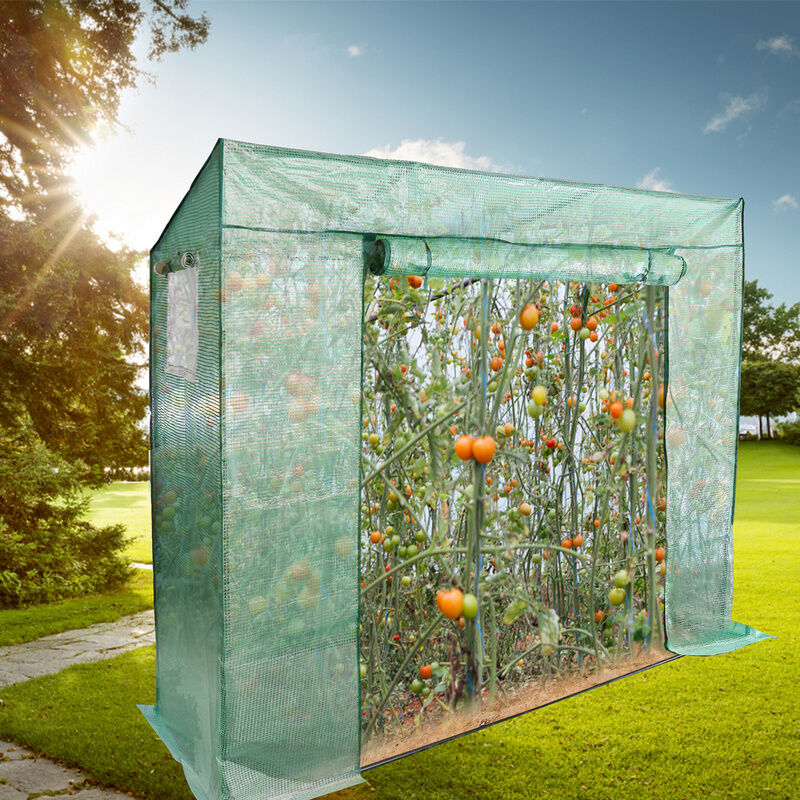 Mini serre de jardin serre à tomates dim. 90L x 52l x 49,5H cm toit  ouvrable panneaux de polycarbonate bois sapin pré-huilé - Équipement  potager - Aménagement de jardin - Jardin et