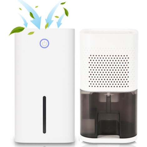 UZIMOO Déshumidificateur D'Air 2500ML Portable Ultra-Silencieux - 7 Lumières Colorées, Double Semi-Conducteur, Arrêt Auto Pour Chambre, Salle De Bain & Maison