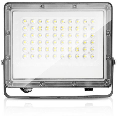 2 PCS Projecteur LED Extérieur,Projecteur Exterieur LED 50W 4500LM Super  Lumineux,6500K Blanc Froid Projecteur LED Exterieur,IP65 Etanche Projecteur  LED,Pour Jardin,Garage,Entrée,Terrasse(Noire) : : Luminaires et  Éclairage