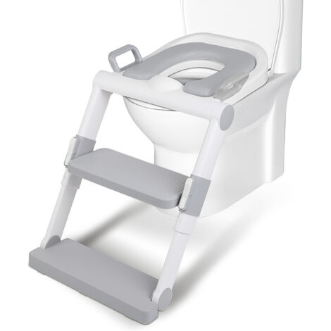 Chaise de toilette pour tout-petits enfants, Siège de Toilette Pliable  Reducteur de Toilette réglable rehausser pour Enfants siège d'assistance au  pot