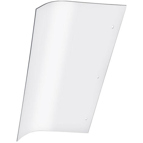 TolleTour Auvent pour porte marquise de terrasse PET 40x80CM Montage encastrée