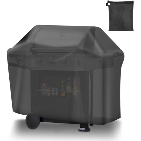 Housse De Protection Pour Plaque De Feu/barbecue Rond 80cm - Tissu Oxford 420D, Anti-UV, étanche, Cordon De Serrage