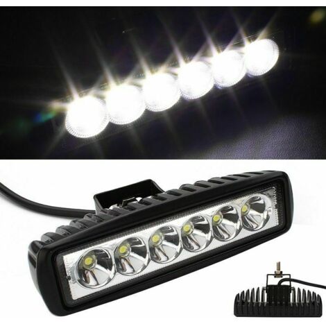 2 Phares De Travail LED RIGIDON 5 Pouces 48W - 12V/24V - IP67 - Pour 4x4, Camion, Tracteur, Bateau