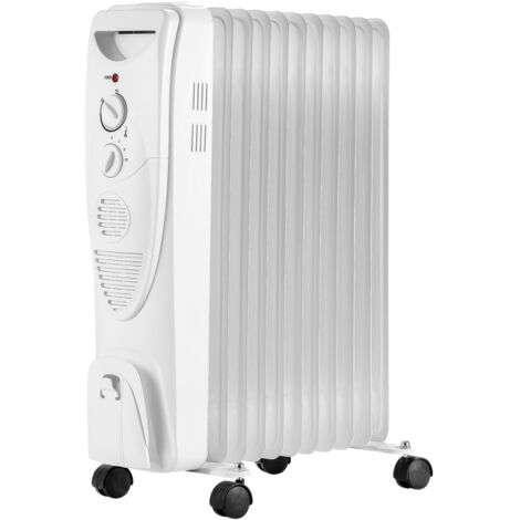 Radiateur à Huile électrique CAMRY PREMIUM CR7813 – 2500W, 11 Ailettes, écran LED, Télécommande, Minuterie, Roulettes