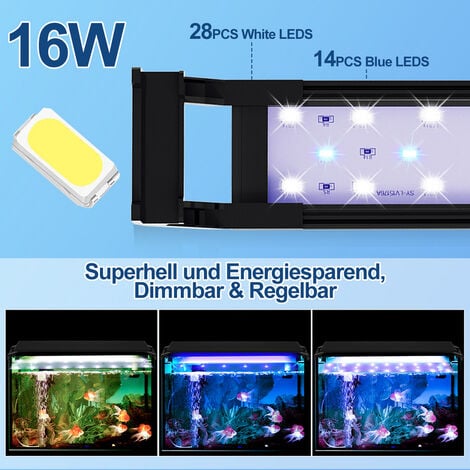 36W LED éclairage d'aquarium simulateur de lumière du jour top