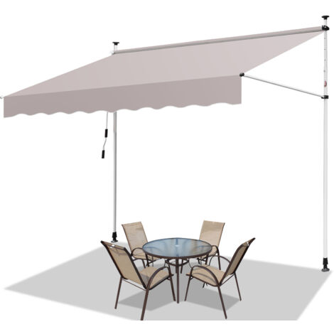 Store Auvent à Pince Westerly - CLP - 200x120 cm - Toile Hydrofuge et Anti- UV - Cadre en Acier Inoxydable - Bricolage Store Auvent à Pince Westerly - CLP - 200x120 cm - Toile Hydrofuge et Anti- UV - Cadre en Acier Inoxydable - Bricolage