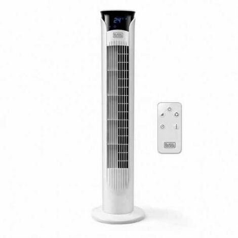 Ventilateur Murale Oscillant 45W Avec Télécommande - 3 Vitesses, Minuterie (1900m³/h)