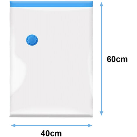 TolleTour Lot de 5 Sac Housse de Rangement.40x60cm sac d'aspirateur sac à vêtements sous vide