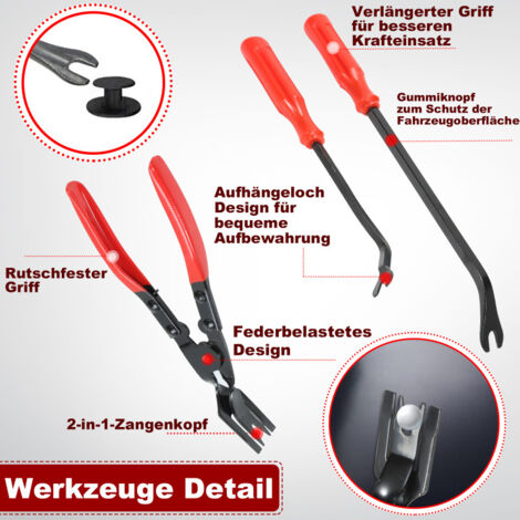 Birshe 158 Pièces Outils De DéMontage De Garnitures Trousse, Outils Demontage Ga