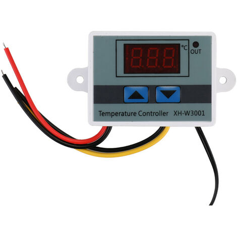 Contrôleur de température à affichage LCD numérique Micro-ordinateur Régulateur thermique Thermocouple Thermostat XH-W3001