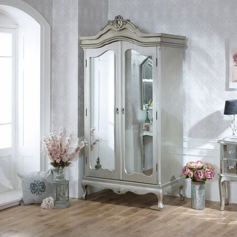 White shabby store chic wardrobe