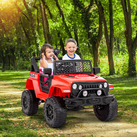 Auto Elettrica per Bambini Jeep Suv Veicolo per Bambini con Telecomando  2.4G Motori 12V/2x/