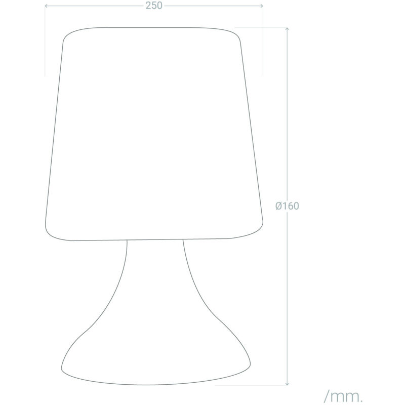 Ledkia Lámpara de Mesa LED 2.5W Portátil para Exterior con Batería USB  Recargable Tiber Negro