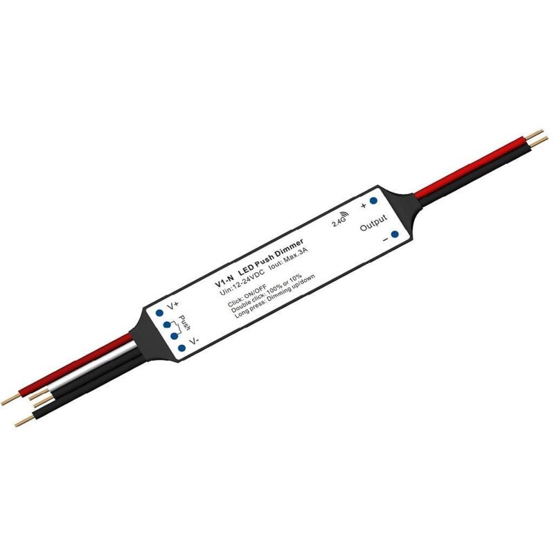 Cable Rectificador Corriente Tira LED 220V AC SMD&COB IP65 Ancho 12mm Corte  cada 50cm - efectoLED