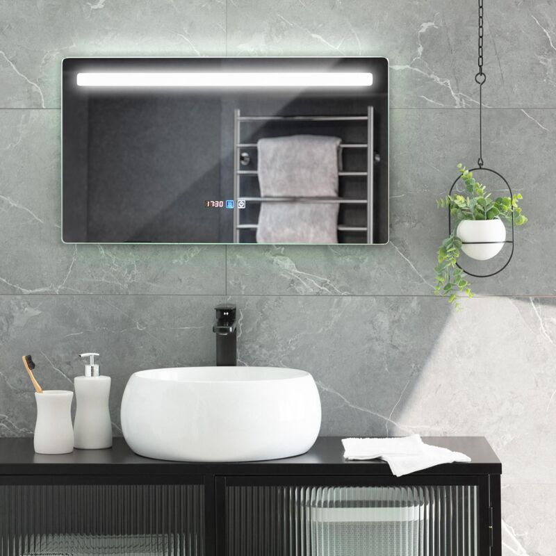 Espejo Baño con Luz LED y Antivaho 85x60 cm Jannada - efectoLED