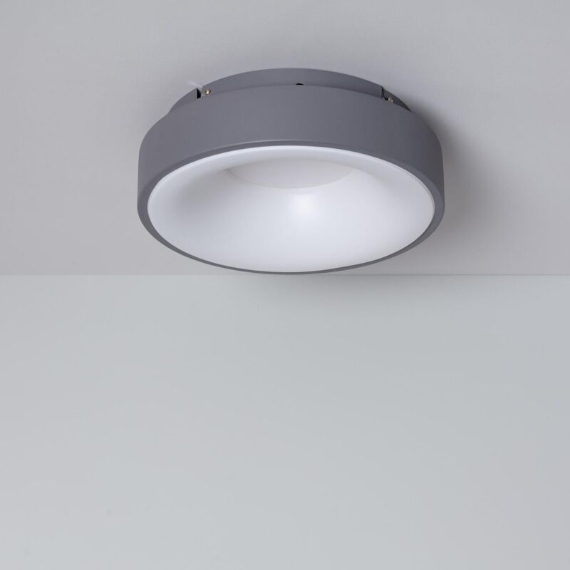 Plafón LED 18W Circular Ø290 mm No Flicker con Sensor de Movimiento PIR y  Crepuscular - efectoLED