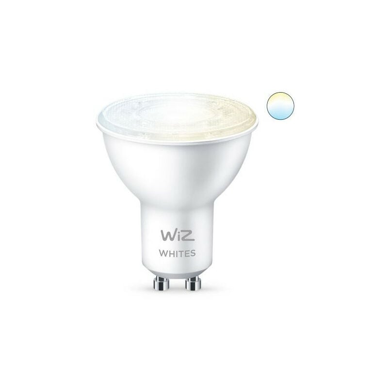 Bombilla LED Inteligente WiFi + Bluetooth GU10 PAR16 CCT Regulable WIZ 4.9W Seleccionable (Cálido-Neutro-Frío) .