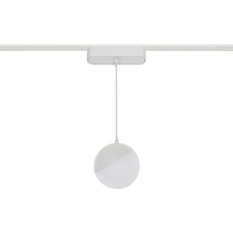 Foco Carril Colgante LED Magnético 25mm SuperSlim 10W 48V Ø100 mm Blanco 2700K Blanco Cálido