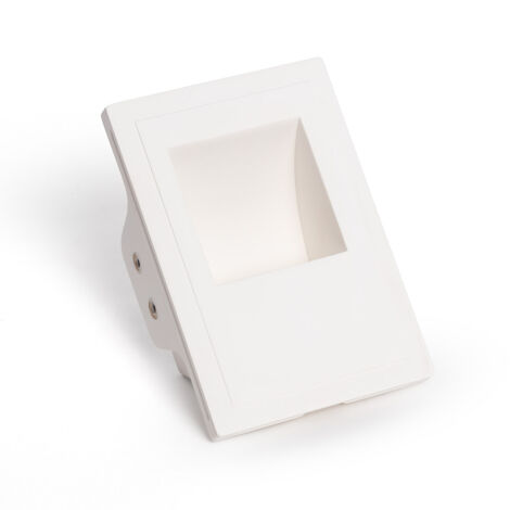 Aplique de Pared Integración Escayola/Pladur para Bombilla LED GU10 PAR11 Corte 103x148 mm Blanco