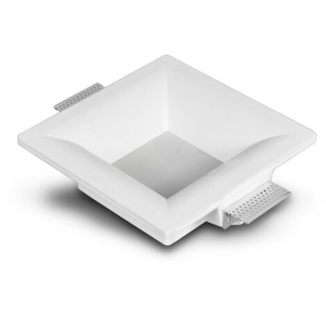 Downlight LED 9W Cuadrado Integración Escayola/Pladur Corte 223x223 mm UGR17 2700K Blanco Cálido (1/4)