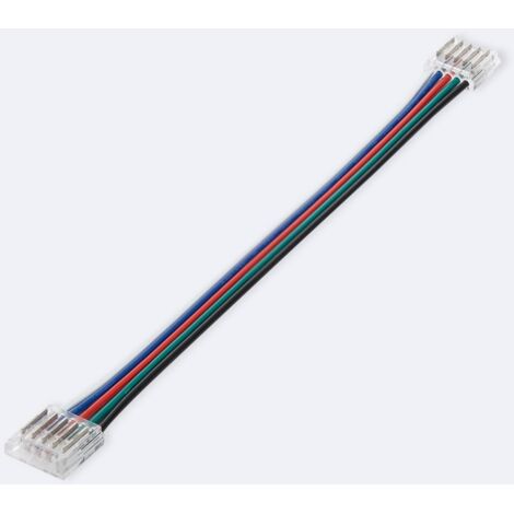 Conector Hipopótamo doble con cable para Tira LED RGBW 12/24V DC SMD IP20 Ancho 12mm 12 mm (1/3)