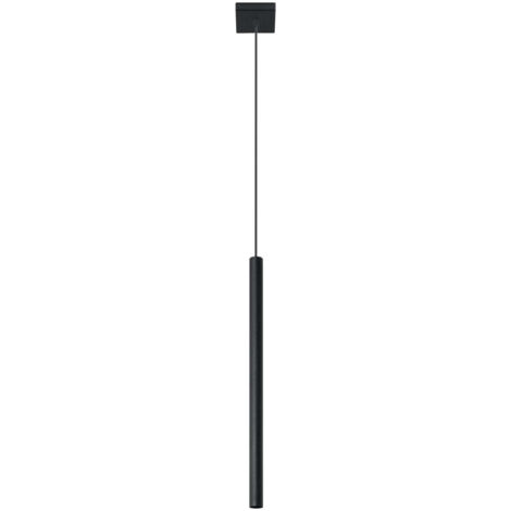 Lámparas colgantes Pastelo negro acero 1xG9  8cm Sollux