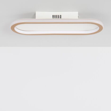 Plafón LED 20W Aluminio Gold Renoir Dorado