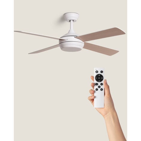 Ventilador de Techo Silencioso Navy 132cm Motor DC Blanco  Sin Luz Mando a Distancia Wifi: False