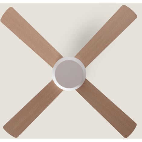 Ventilador de Techo Silencioso Navy 132cm Motor DC Blanco  Sin Luz Mando a Distancia Wifi: False