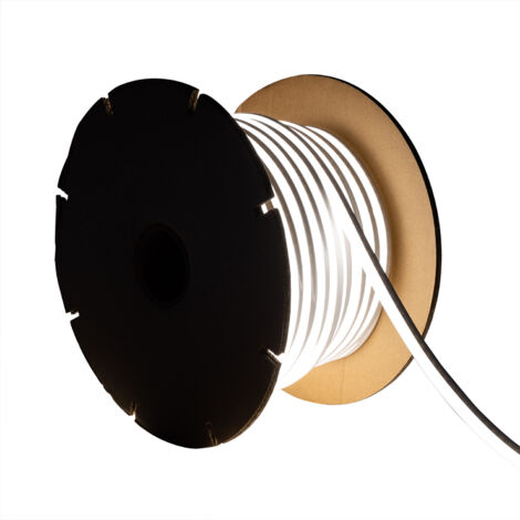 Tira LED Neón Regulable 220V BOBINA 50m SFLEX8 8W/m Corte 100cm IP65 Blanco Frío (1/4)