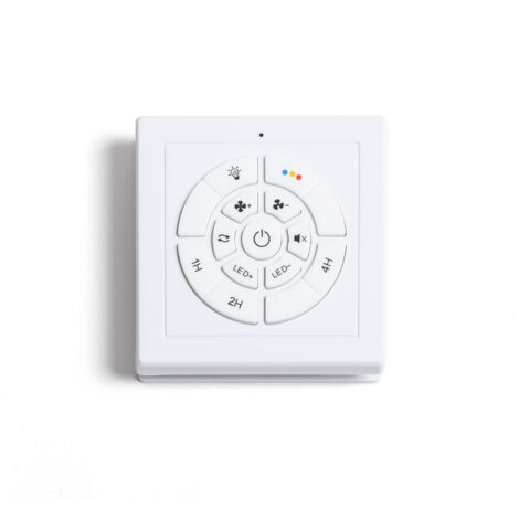Controlador pared Empotrable para Ventilador de Techo Blanco