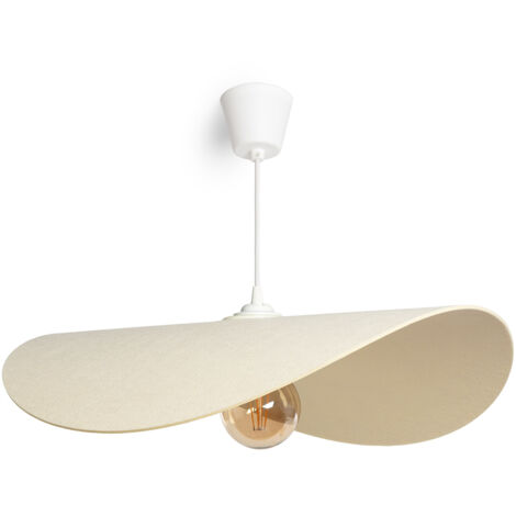 Lámpara Colgante Fieltro Abelia Beige (1/5)