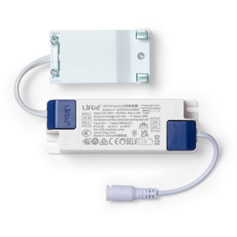 Driver LIFUD 220-240V Salida 33-40V 1000mA 40W LF-GIF040YS1000H con Caja de Conexiones Rápidas 40 W