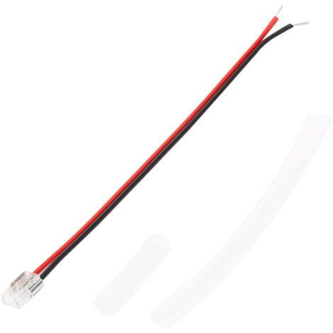 Conector con Cable para Tira LED SMD/COB Superestrecha Autorectificada 220V AC IP65 Ancho 6,5 mm 5 mm