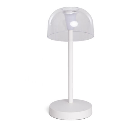 Lámpara de Mesa LED Portátil para Exterior Metal con Batería Recargable Lendora Blanco