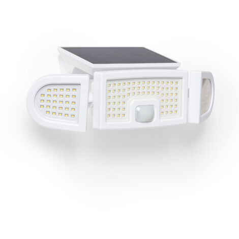 Foco Proyector LED Solar 7W IP65 con Sensor de Movimiento PIR y Crepuscular 6000K - 6500K Sí Blanco Blanco Frío (1/5)