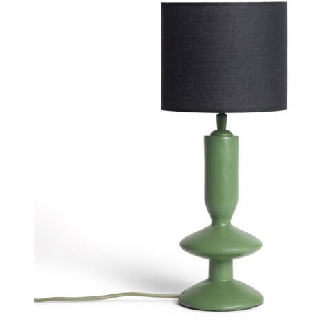 Lámpara de Mesa Resina Tinola Daleth Verde