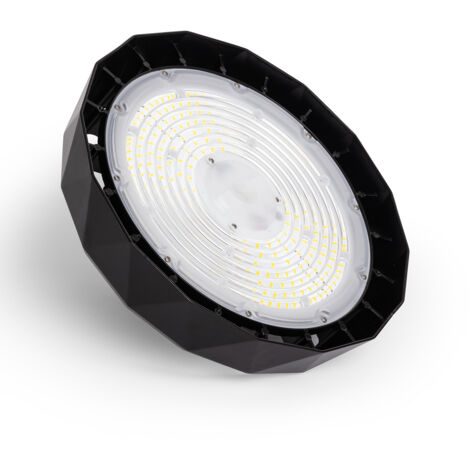 Campana LED Industrial UFO 150W 200 lm/W  Xitanium Regulable 1-10V LEDNIX HBM 3000K 90º Blanco Cálido