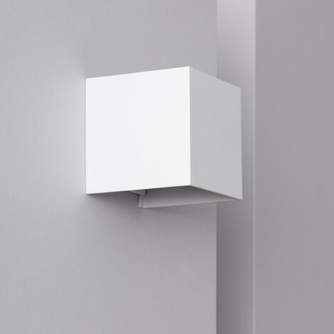 Aplique de Pared Exterior LED 6W Aluminio Iluminación Doble Cara Eros 2700K Blanco Blanco Cálido