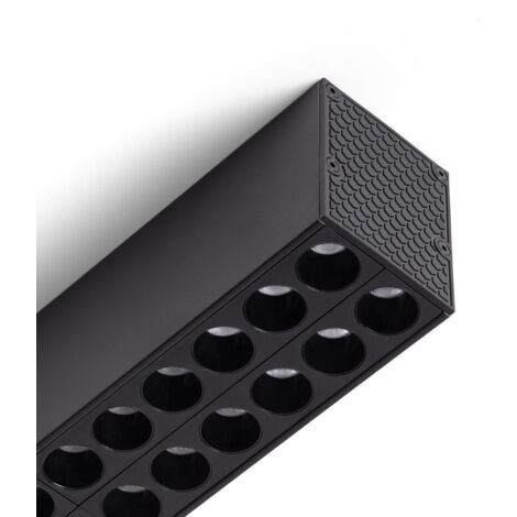 Foco Lineal Optic LED de Superficie 300mm 24W CRI90 UGR16 VisualConfort  4000K Blanco Neutro